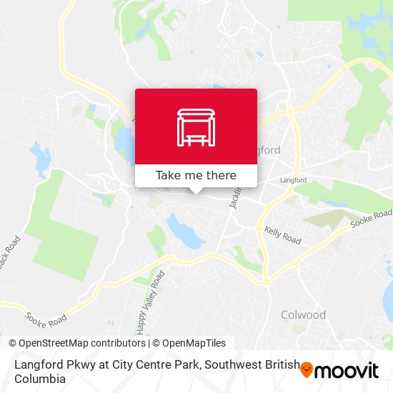Langford Pkwy at City Centre Park map