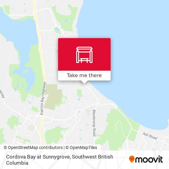 Cordova Bay at Sunnygrove map