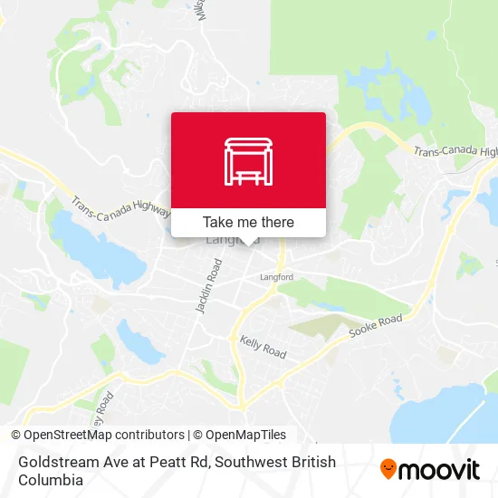 Goldstream Ave at Peatt Rd plan
