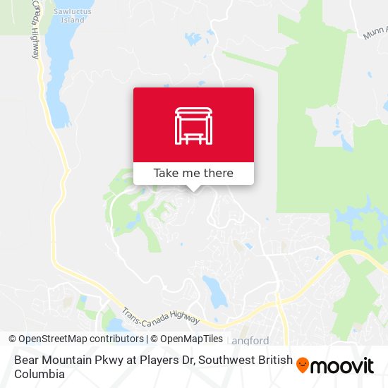 Bear Mountain Pkwy at Players Dr map
