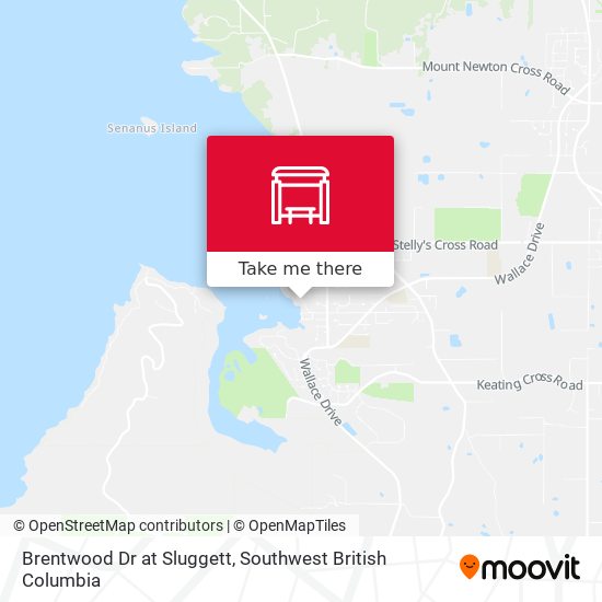 Brentwood Dr at Sluggett map