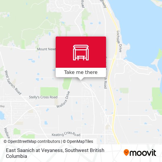 East Saanich at Veyaness map