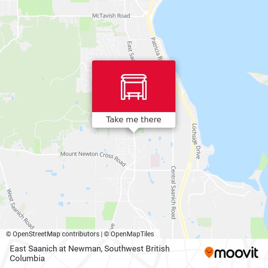 East Saanich at Newman map