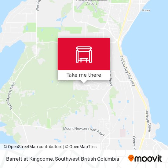 Barrett at Kingcome map