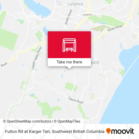 Fulton Rd at Karger Terr map