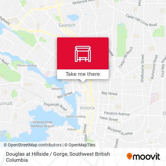 Douglas at Hillside / Gorge map