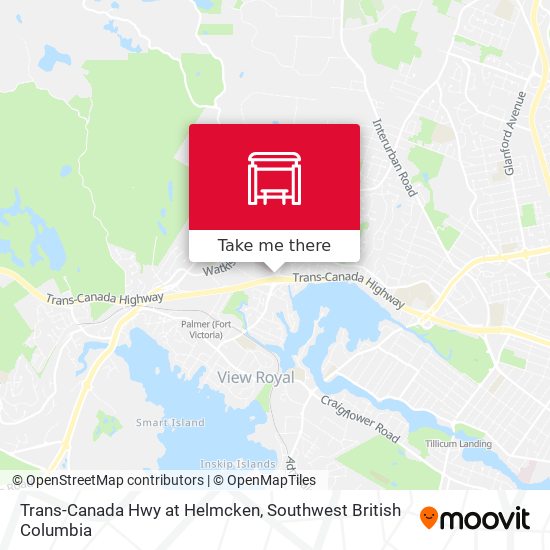 Trans-Canada Hwy at Helmcken map