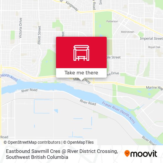 Eastbound Sawmill Cres @ River District Crossing plan