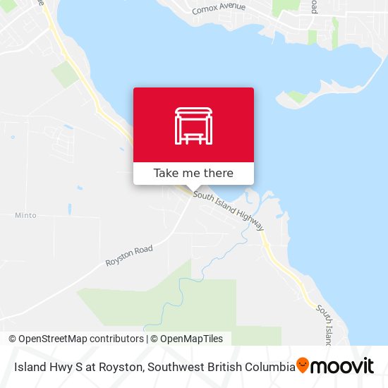 Island Hwy S at Royston map