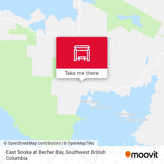 East Sooke at Becher Bay map