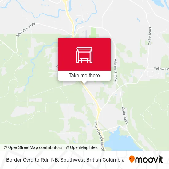 Border Cvrd to Rdn NB map