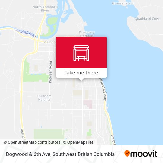 Dogwood & 6th Ave map