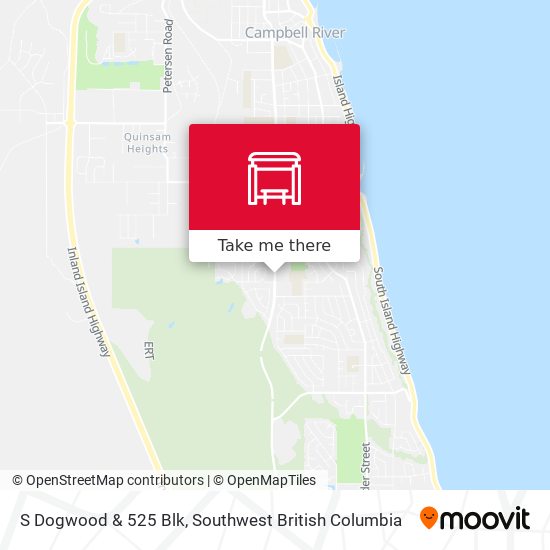 S Dogwood & 525 Blk map
