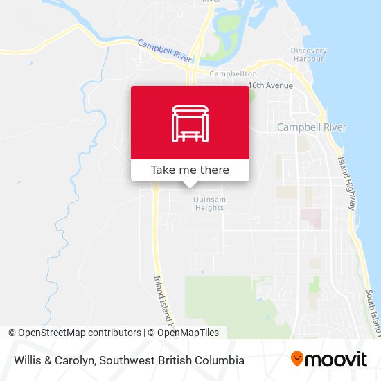Willis & Carolyn map