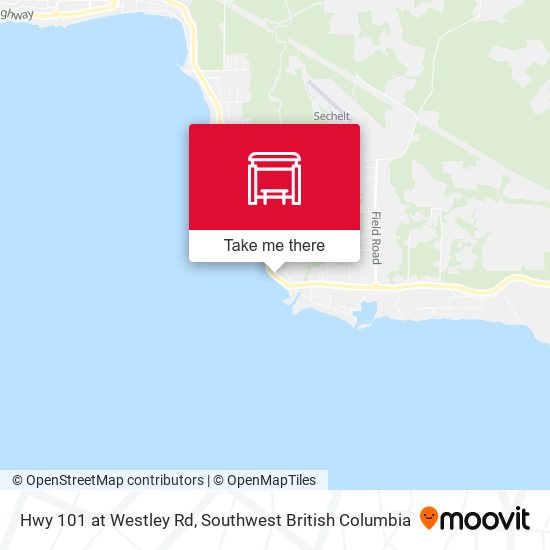 Hwy 101 at Westley Rd map