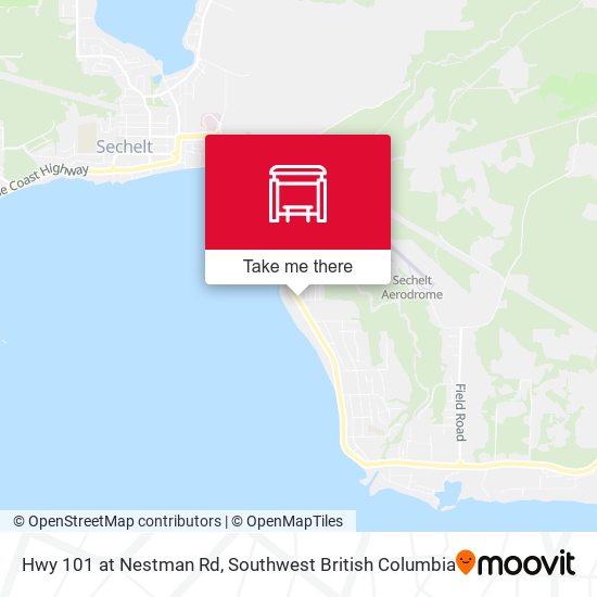Hwy 101 at Nestman Rd map