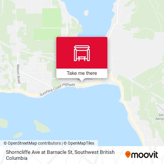 Shorncliffe Ave at Barnacle St map