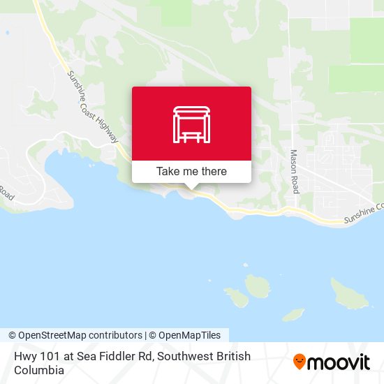 Hwy 101 at Sea Fiddler Rd plan