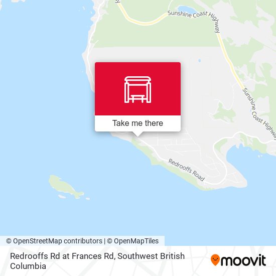 Redrooffs Rd at Frances Rd map