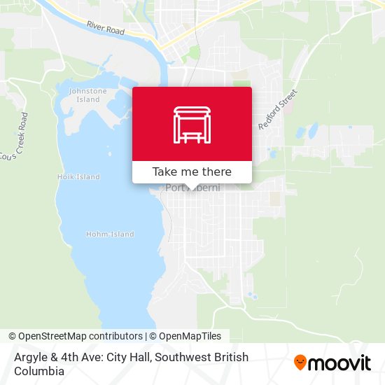 Argyle & 4th Ave: City Hall map