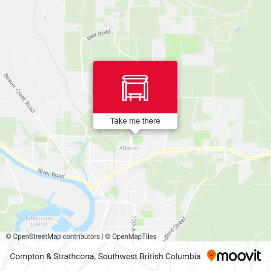 Compton & Strathcona map