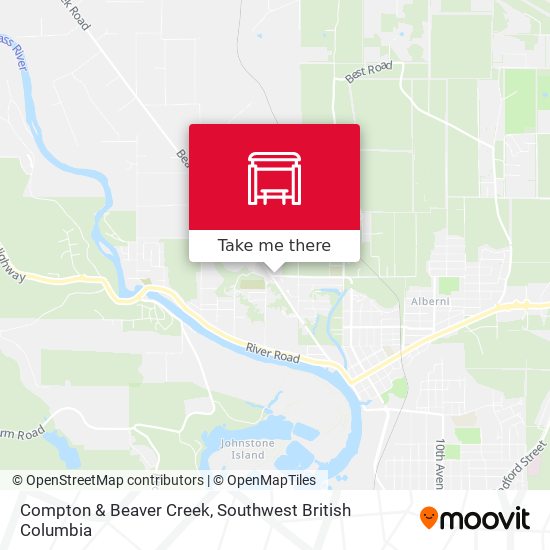 Compton &  Beaver Creek map