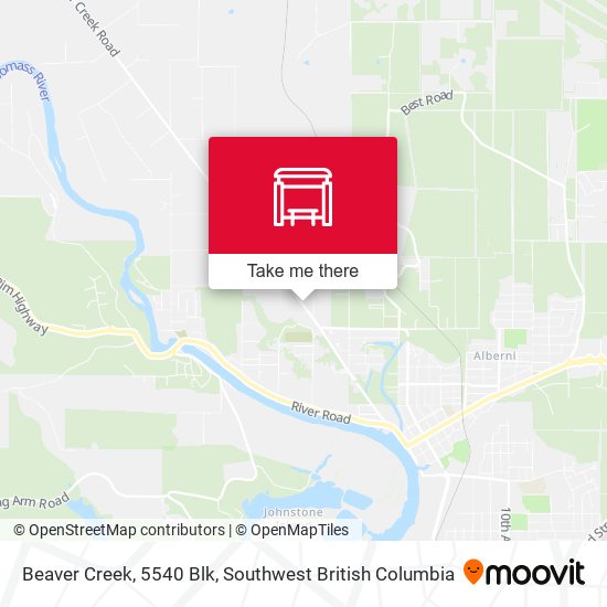 Beaver Creek, 5540 Blk map