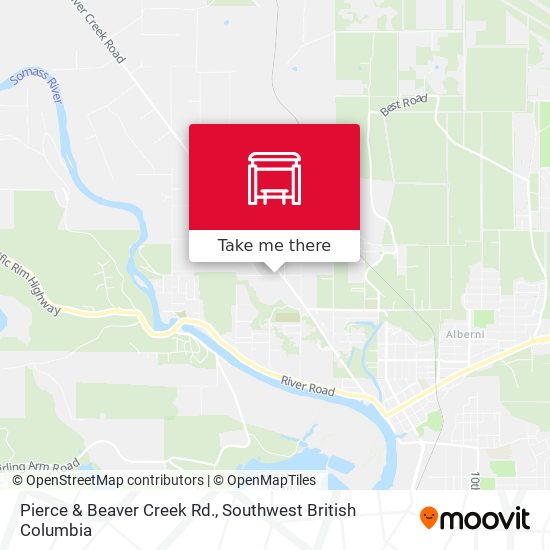 Pierce & Beaver Creek Rd. map