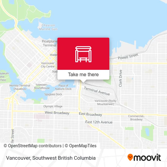 Vancouver map