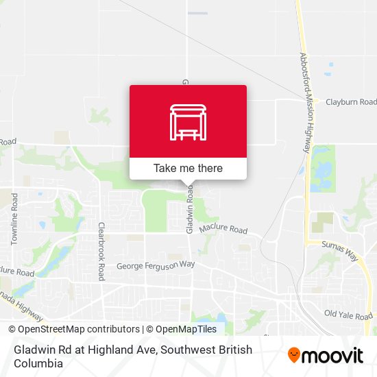 Gladwin Rd at Highland Ave map
