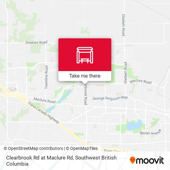 Clearbrook Rd at Maclure Rd map