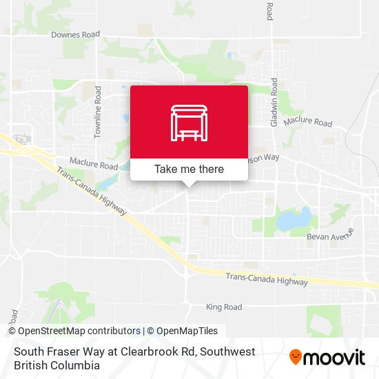 South Fraser Way at Clearbrook Rd plan