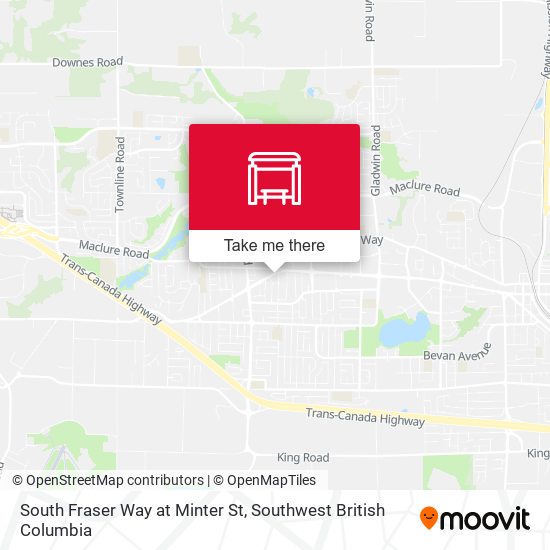 South Fraser Way at Minter St map
