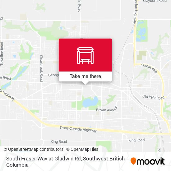 South Fraser Way at Gladwin Rd plan