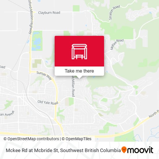 Mckee Rd at Mcbride St map