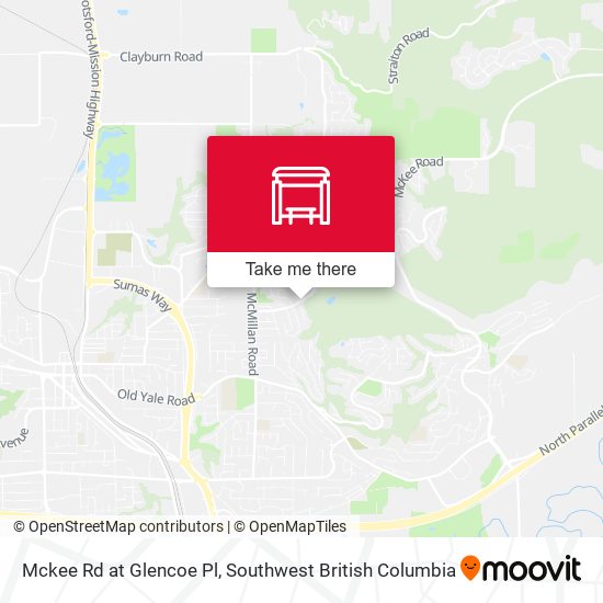 Mckee Rd at Glencoe Pl map