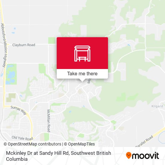 Mckinley Dr at Sandy Hill Rd map