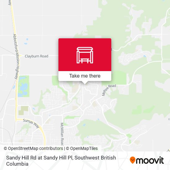 Sandy Hill Rd at Sandy Hill Pl map