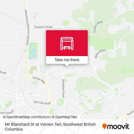 Mt Blanchard Dr at Vernon Terr map
