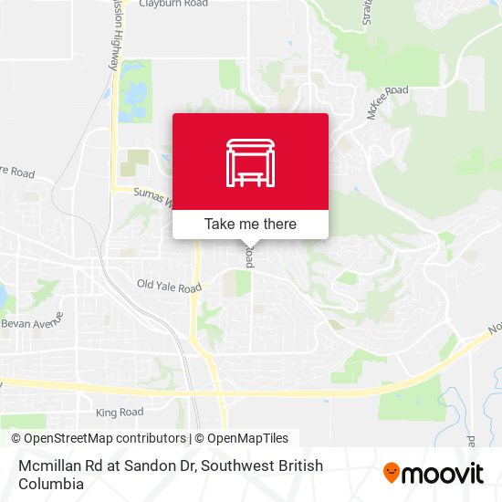 Mcmillan Rd at Sandon Dr plan