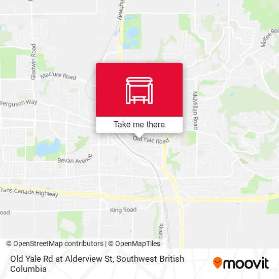 Old Yale Rd at Alderview St map