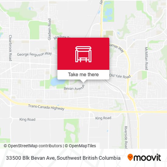 33500 Blk Bevan Ave map