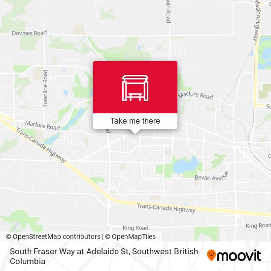 South Fraser Way at Adelaide St plan