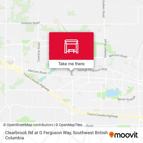 Clearbrook Rd at G Ferguson Way plan