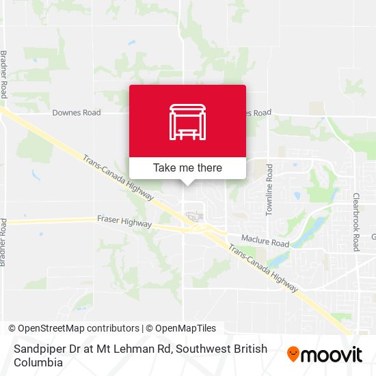 Sandpiper Dr at Mt Lehman Rd plan