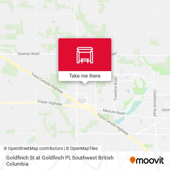 Goldfinch St at Goldfinch Pl map