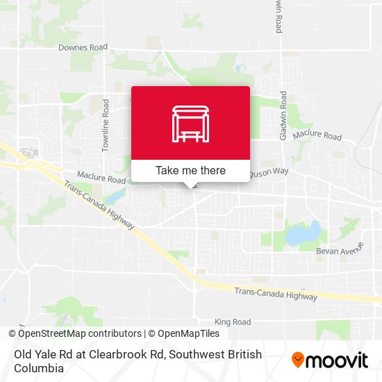 Old Yale Rd at Clearbrook Rd map