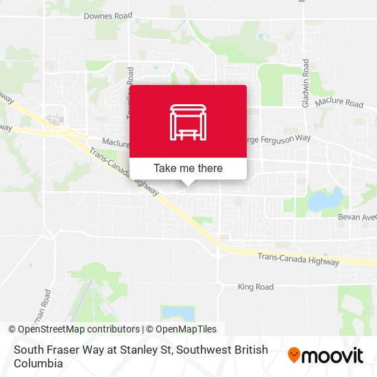 South Fraser Way at Stanley St plan
