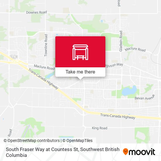 South Fraser Way at Countess St map