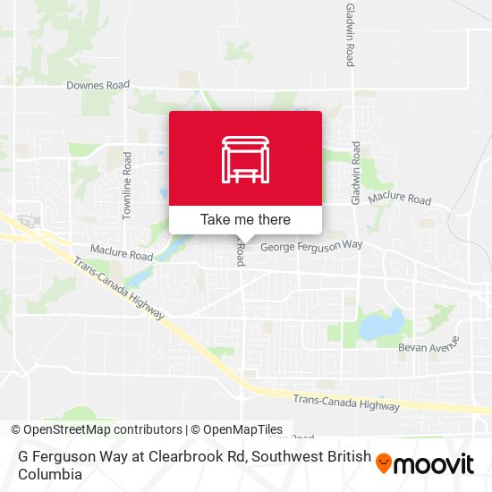 G Ferguson Way at Clearbrook Rd map